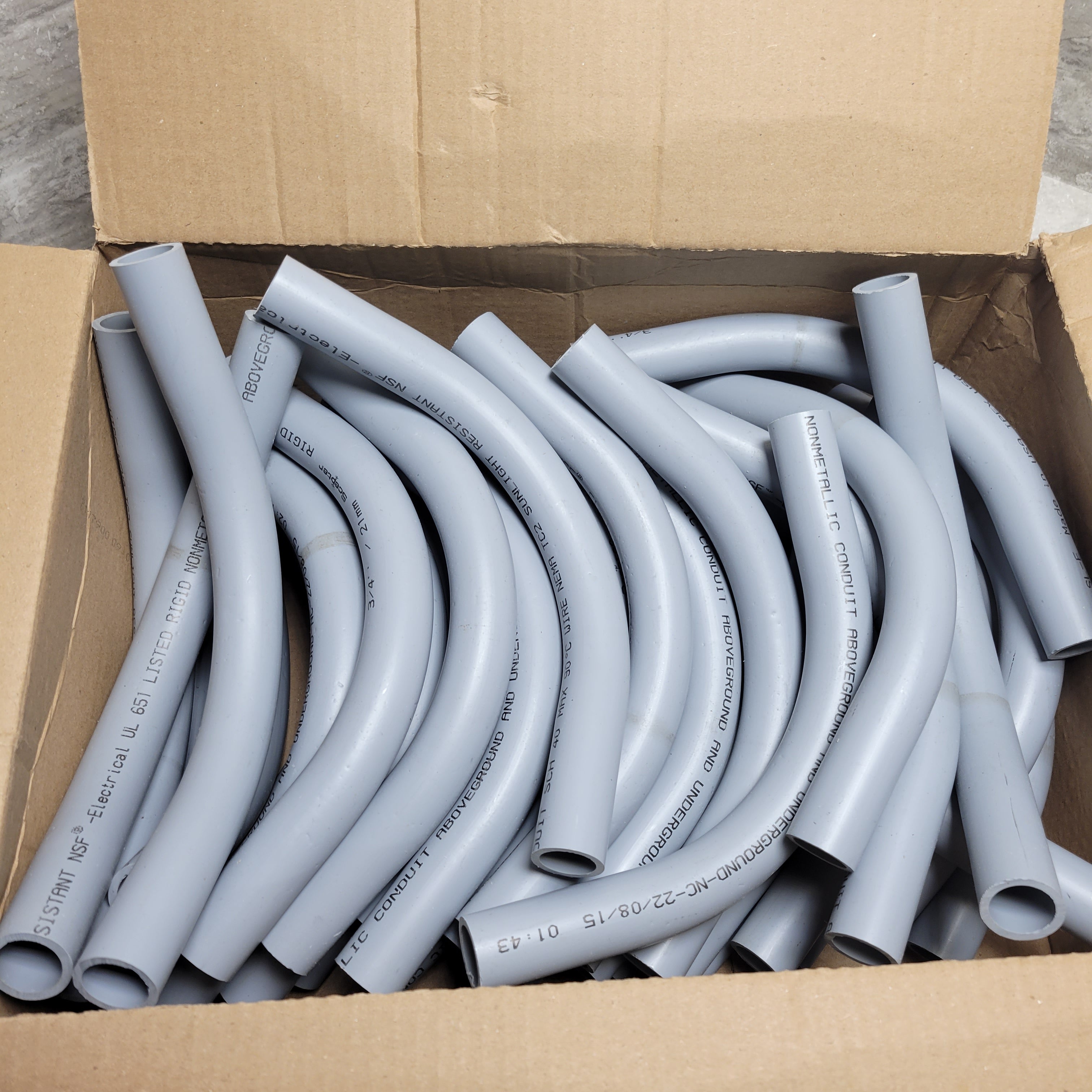Kraloy Fittings 40STD0790 3/4" 90 Degree PVC Elbow, 40 Pieces (8137202925806)